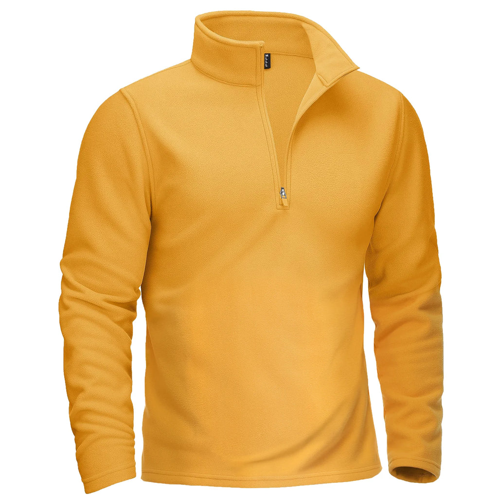TACVASEN Quarter-Zip Pullover Tops Mens Turtleneck Fleece Sweatshirts Casual Warm Sweater Athletic Running Sports Hoodie Shirts