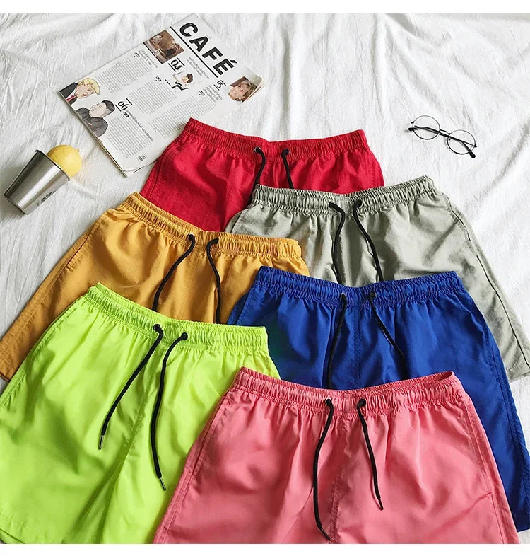 2025 Summer Men's Swimwear Swim Shorts Trunks Beach Board Shorts Swimming Pants Mens Running Sports Surffing Shorts Male M-5XL
