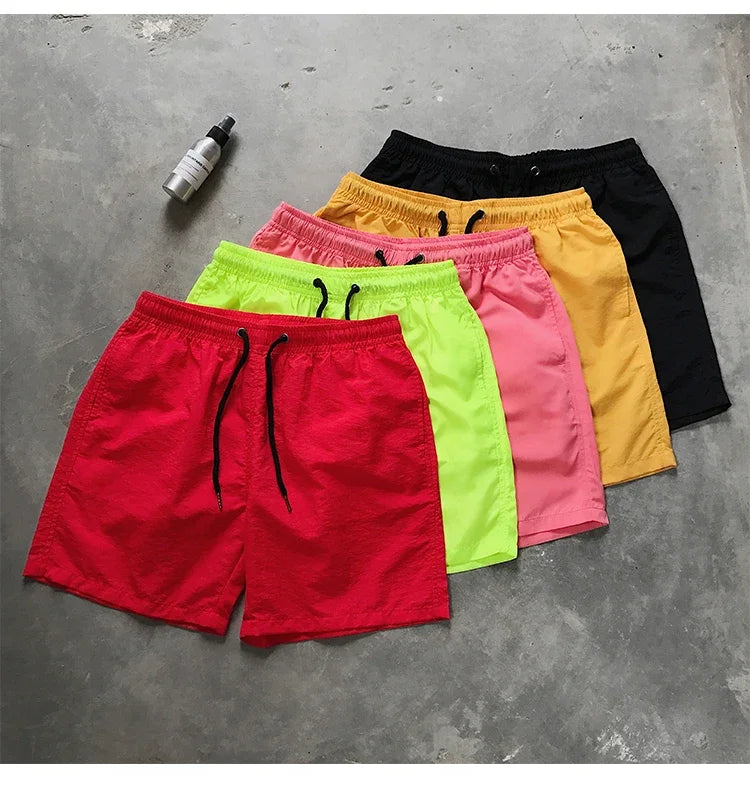2025 Summer Men's Swimwear Swim Shorts Trunks Beach Board Shorts Swimming Pants Mens Running Sports Surffing Shorts Male M-5XL