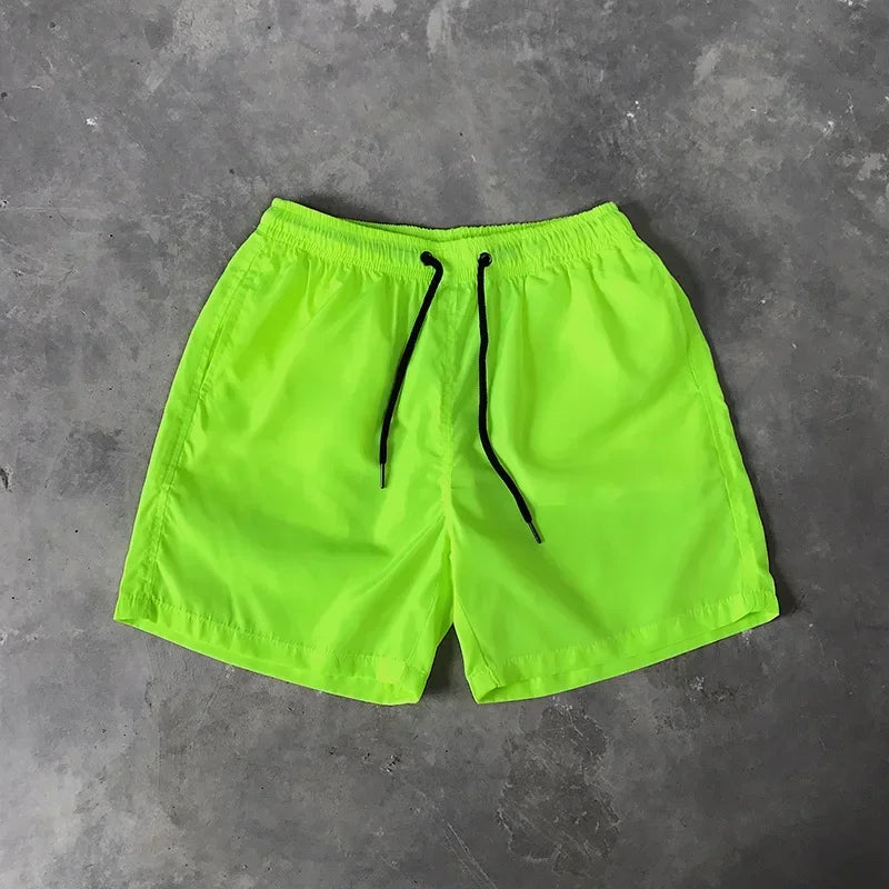 2025 Summer Men's Swimwear Swim Shorts Trunks Beach Board Shorts Swimming Pants Mens Running Sports Surffing Shorts Male M-5XL