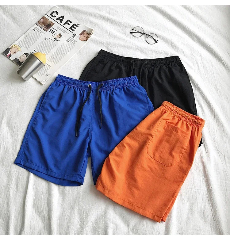 2025 Summer Men's Swimwear Swim Shorts Trunks Beach Board Shorts Swimming Pants Mens Running Sports Surffing Shorts Male M-5XL
