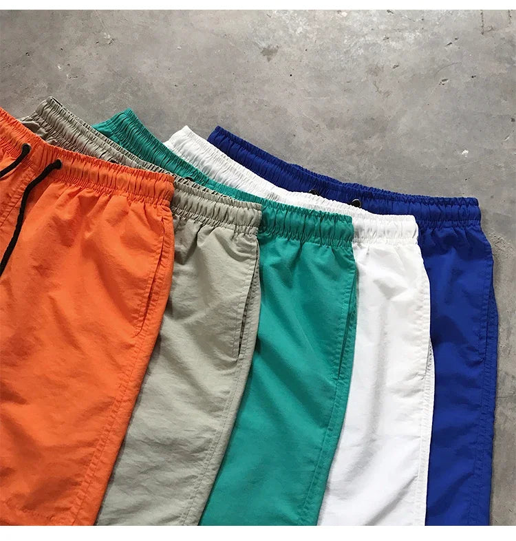 2025 Summer Men's Swimwear Swim Shorts Trunks Beach Board Shorts Swimming Pants Mens Running Sports Surffing Shorts Male M-5XL