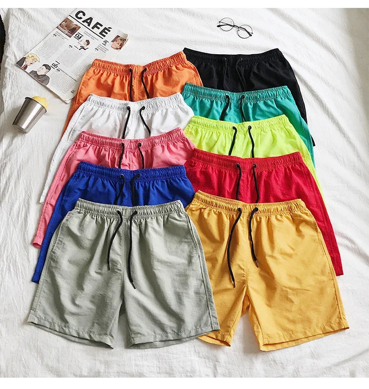 2025 Summer Men's Swimwear Swim Shorts Trunks Beach Board Shorts Swimming Pants Mens Running Sports Surffing Shorts Male M-5XL