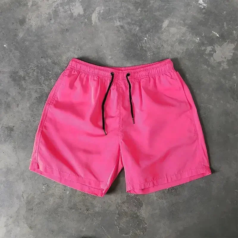 2025 Summer Men's Swimwear Swim Shorts Trunks Beach Board Shorts Swimming Pants Mens Running Sports Surffing Shorts Male M-5XL