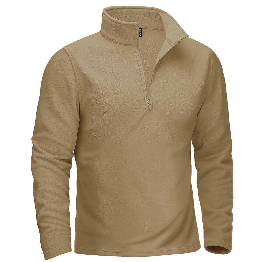 TACVASEN Quarter-Zip Pullover Tops Mens Turtleneck Fleece Sweatshirts Casual Warm Sweater Athletic Running Sports Hoodie Shirts