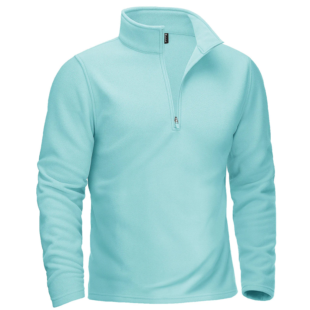 TACVASEN Quarter-Zip Pullover Tops Mens Turtleneck Fleece Sweatshirts Casual Warm Sweater Athletic Running Sports Hoodie Shirts