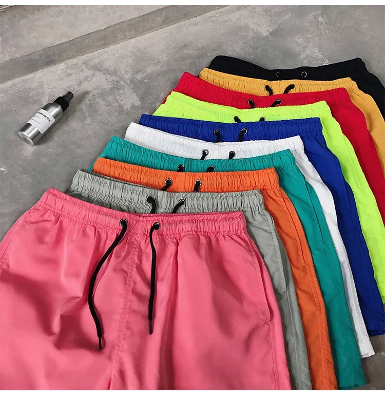 2025 Summer Men's Swimwear Swim Shorts Trunks Beach Board Shorts Swimming Pants Mens Running Sports Surffing Shorts Male M-5XL