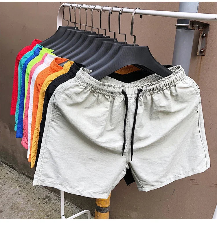 2025 Summer Men's Swimwear Swim Shorts Trunks Beach Board Shorts Swimming Pants Mens Running Sports Surffing Shorts Male M-5XL